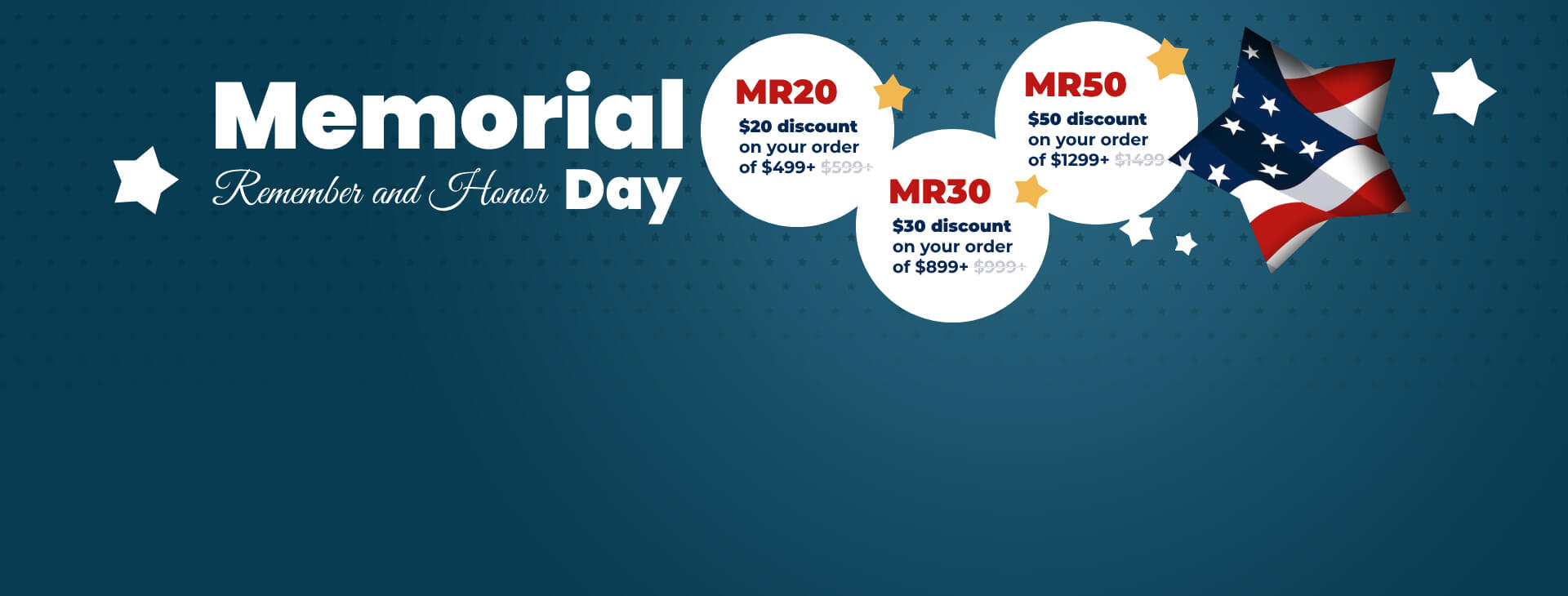 Memorial Day Special Offer